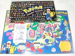 POKEMON MASTER TRAINER 1999 Edition Hasbro Vintage Board Game 99% Complete