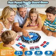 Family-Friendly Word Game – 2 Modes, 35 Cards, Enhances Language Skills, Blue