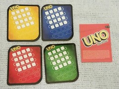 UNO Dice Game Roll & Write Mattel