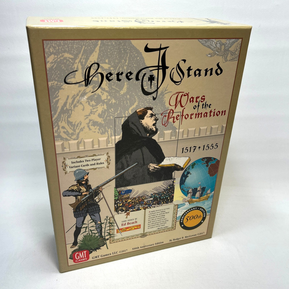 GMT Games Here I Stand Wars of the Reformation 1517-1555 Board Game
