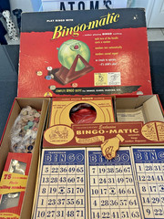 Vintage Bingo-Matic Game Transogram 1950s Made Usa Original Box Family