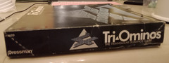 Vintage 1985 Tri-Ominos Triangular Domino Pressman Game age 8-adult, 2-6 players