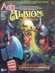 SPI Ares #11 Albion: Land of Faerie Fantasy Sci-Fi Game1981 Unpunched w2