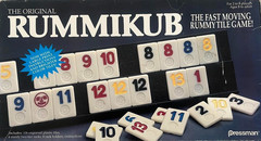 RUMMIKUB Fast Moving Rummy Tile Game – Pressman 1990 – 100% Complete & MINT!