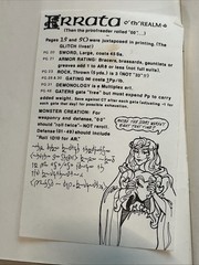 Wizards Realm (1981) Fantasy RPG By Mystic Swamp W/ Map & Character Sheet