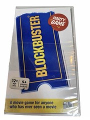 Blockbuster Video Party Board Game Card Decks Retro VHS Case Timer New open box