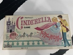 ~ Vintage Parker Bros Board Game Walt Disney’s Cinderella Game 1965 Complete ~