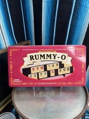 1999 Collector’s Rummy – O Game Tin Case 100% Complete #851 T Rummikub Cardinal