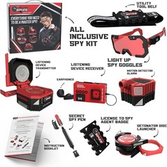 SuperSpies Secret Agent Spymaster Kit – Spy Gear Ninja Toys and Gadgets for K…