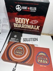 Hunt A Killer Body On The Boardwalk Board Game Crime Solving Fun.