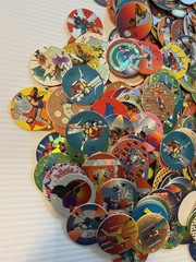 Huge Lot POGS Slammers Hundreds Of Different Designs Sports Holographic Shiny ++