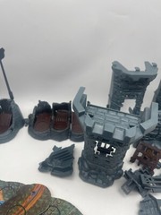 INCOMPLETE Weapons & Warriors Castle Combat Set Pieces AS IS See Description
