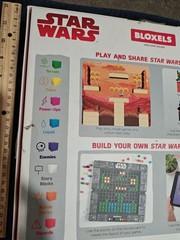 Disney Star Wars BLOXELS Star Wars Video Games That YOU Make Board Game MATTEL !