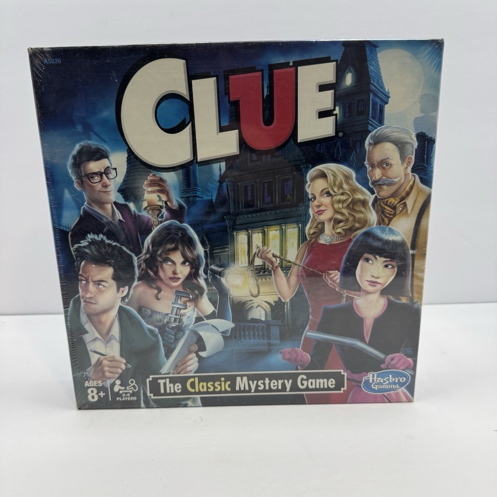 Clue The Classic Mystery Board Game NEW & Sealed Hasbro Parker Brothers