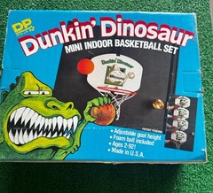 DP Shot Buster 1987 Vintage Mini Indoor Basketball Set ‘Dunkin’ Dinosaur’