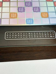 Scrabble AURA Edition Glass Turntable W.S. Game Company Boardgame Box Complete