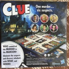 Hasbro Clue Board Game (New Sealed) w/ Activity Sheet-Classic Mystery Fun!