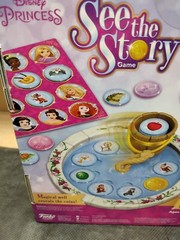 DISNEY PRINCESS SEE THE STORY GAME-FIND MATCHES IN THE WISHING WELL REFLECTIONS!