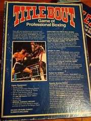 Vintage TITLEBOUT Professional Boxing Game Avalon Hill Ali Louis Marciano Holmes