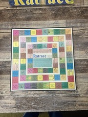 Vintage Ratrace Board Game 1973 Waddingtons House of Games Social Climbing