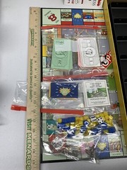 The Simpsons Monopoly Game 2001 Open Box Seems complete