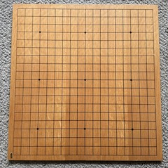 Japanese Go Set Wooden Board Stones Vintage Used Japan, Complete, Near Mint! FS!
