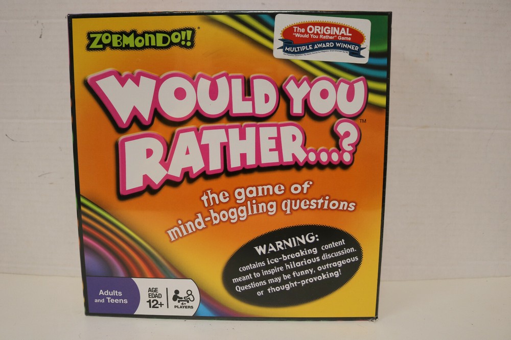 Would You Rather… The Original Boardgame by Zobmondo NIB
