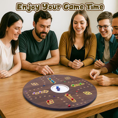 20 Inch Marble Board Game, Fast Track Wahoo Board Game,Double-Sided Wooden