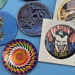 Lot of 175+ POGs, Slammers and Milk Caps – Various characters, shapes, etc.