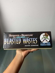 Shadows of Brimstone FFP07809 Blasted Wastes (Other Worlds Deluxe Expansion) EUC
