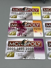 2005 Monopoly Electronic Banking Unit Replacement w/ 6 Credit Cards