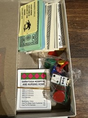 SARATOGAOPOLY Board Game 1st Edition Saratoga Race Track Horse Racing Monopoly