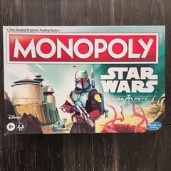 Star Wars Monopoly Boba Fett Edition Board Game 2022 Movie Figures Memorabilia