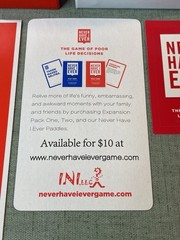 Never Have I Ever The Game of Poor Life Decisions Card Game – Complete