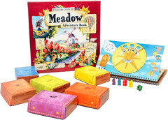 Meadow Adventure Book – Innovative Board Game Expansion with Watercolor Illustra