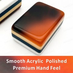 Tortoiseshell 4Layer Mahjong Tiles – American Set 160 Tiles – Beautiful!