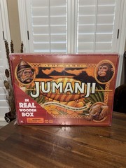 Jumanji the Game Real Wooden Box Edition of the Classic Adventure Board Game