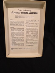 Scrabble Scoring Anagrams Vintage Board Game 1975 Complete