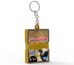 Monopoly Keychain Mini Size Game Original Gameplay for Full-Size Fun Hasbro