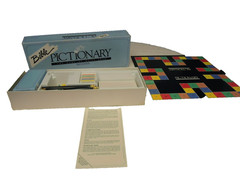 1987 BIBLE PICTIONARY DRAWING GAME FIRST EDITION ( complete ) ^