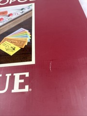 NEW! Monopoly & Clue 2 in 1 Deluxe Wooden Vintage Edition Wood Board Game Set