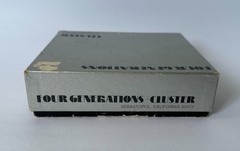 Four Generations CLUSTER A Two People Game By Philip Shoptaugh 1973 in Box