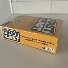 First & Last Drinking Card Board Game Hunch Studios 2021 Buzzed New Sealed