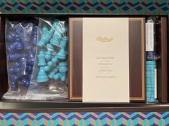 NEW Ridley’s Games Room Chess & Checkers Board Game Size Folding Turquoise Blue