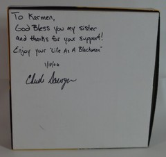 Vintage 1999 Board Game Life As A Blackman Autographed Chuck Sawyer RARE HTF