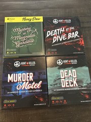 Hunt A Killer Lot Of 4: Death At The Dive Bar Murder At The Motel Nancy Drew