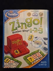 New And Sealed ThinkFun Zingo 1-2-3 Number Bingo Game for Age 4
