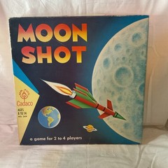 Moon Shot Cadaco 1967 Board Game Complete 269 Mr Fun Ages 8-14 Space Sci Fi