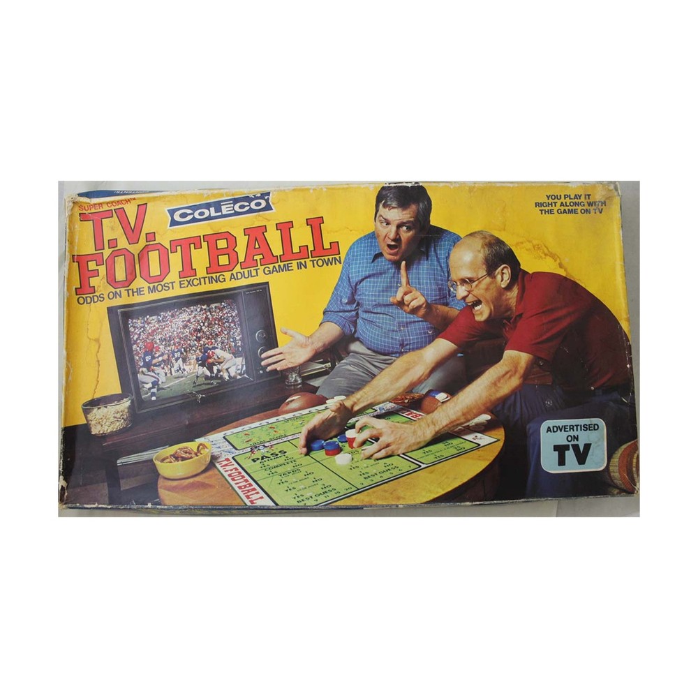 Coleco Boardgame Super Coach TV Football Box Fair+