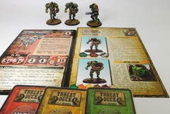 Well Painted Trun Hunters Miniatures & cards No box (3)Shadows of Brimstone FFP